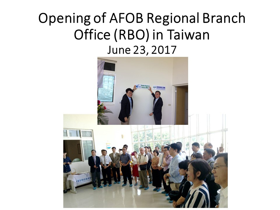 opening of AFOB Taiwan