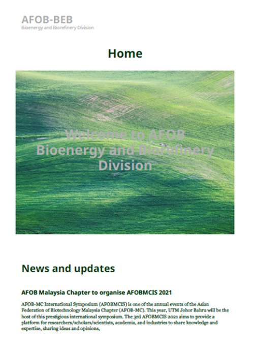 Welcome to AFOB Bioenergy and Biorefinery Division